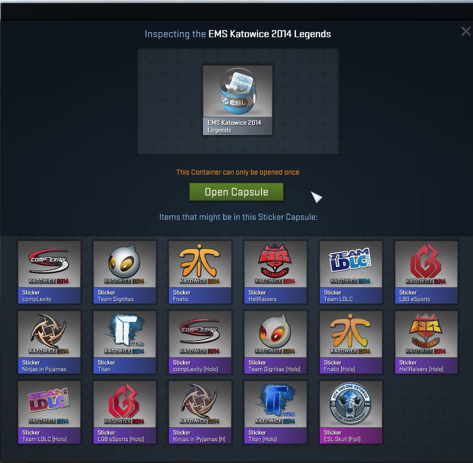Стикеры EMS One Katowice 2014 - CS:GO