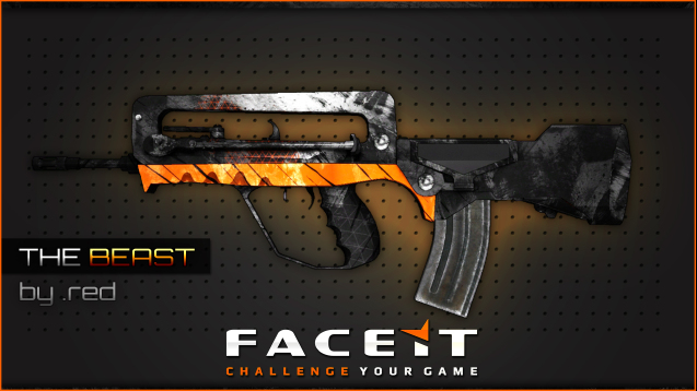 Скин famas - FACEIT - CS:GO