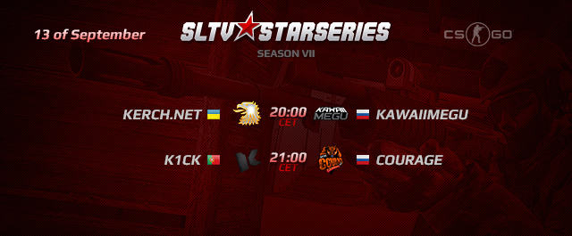 SLTV StarSeries VI: 13 сентября