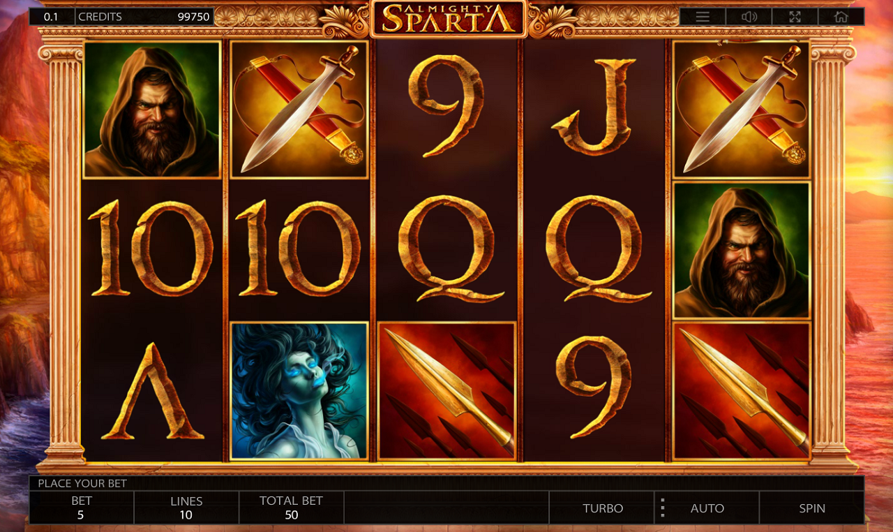 Almighty Sparta - игровой автомат Спарта