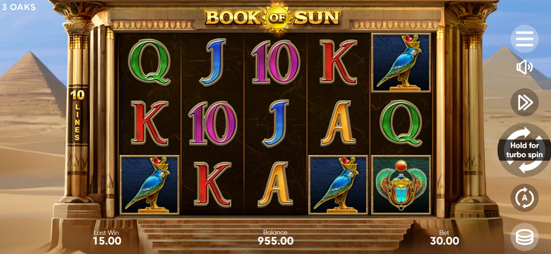 Book of Sun - игровой автомат