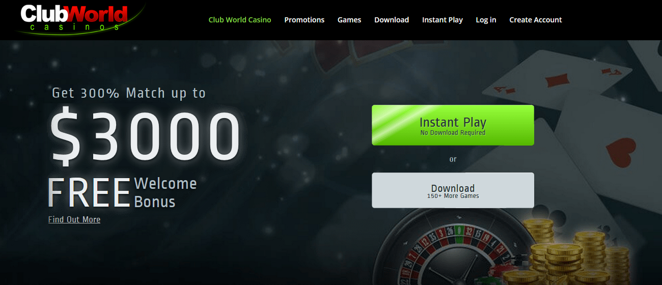 Club World Casino Games