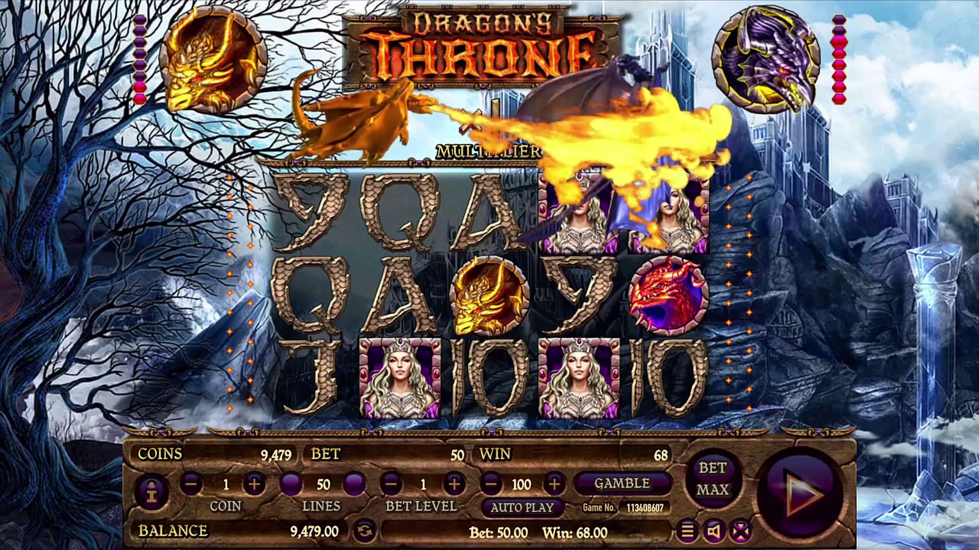 Dragons Throne - игровой автомат Трон Дракона