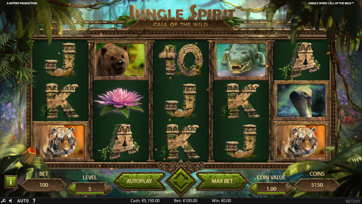 Jungle Spirit - игровой автомат Зов Джунглей