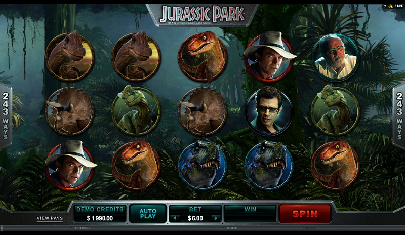 Jurassic Park - игровой автомат Парк Юрского периода