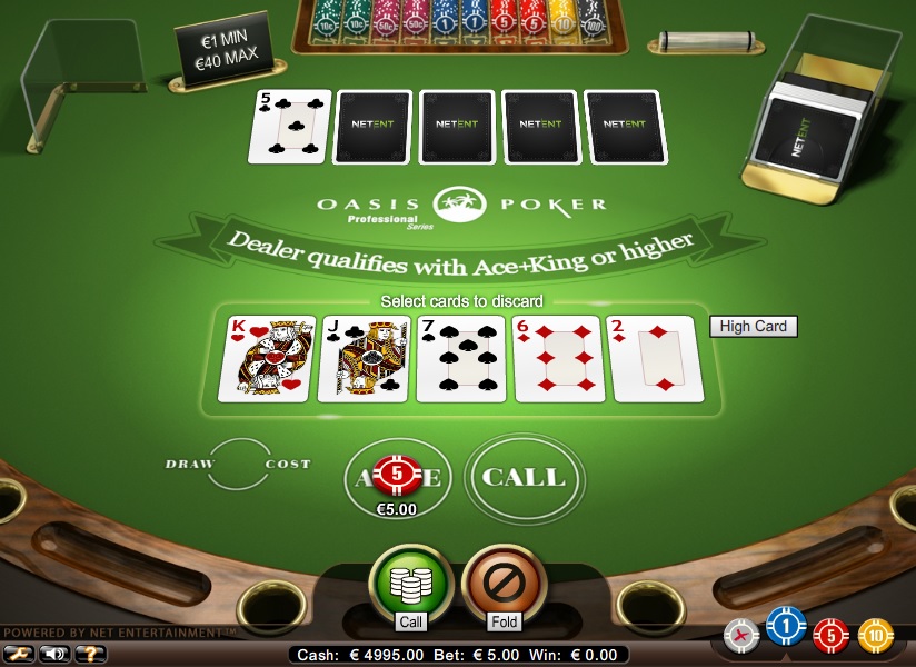 Oasis Poker Professional Series -    NetEnt
