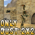   Only de_dust2_2x2 16 - 22  Counter-Strike 1.6 