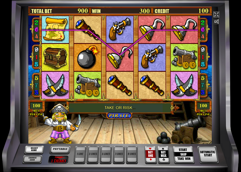 Pirate - игровой автомат Пират