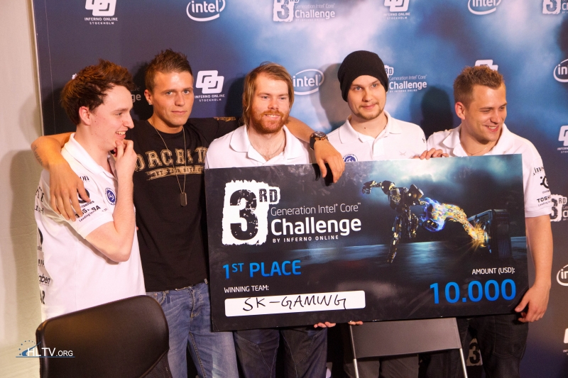 SK Gaming - победители 3rd Generation Intel Core Challenge by IO