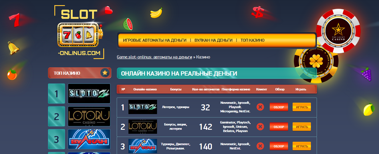 Честный рейтинг лучших онлайн казино в России , топ 10 на реальные деньги