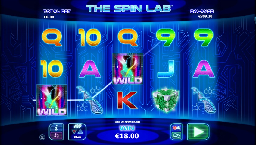 The Spin Lab - игровой автомат Химическая лаборатория