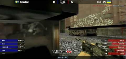 Na`Vi vs fnatic @ de_train TECHLABS CUP RU 2012 