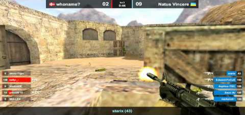 Na`Vi vs. whoname @ dust2